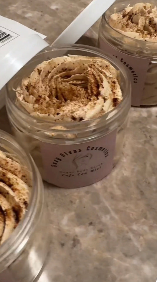 Cafe Con Miel SugarBody scrubs para exfloriar tu cuerpo y quitar todas las celulas muertas