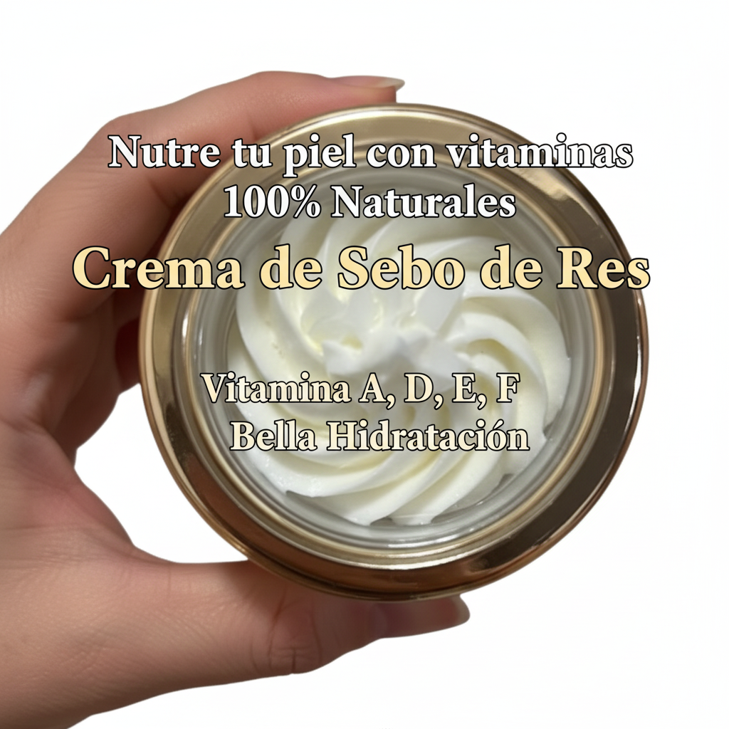 Whipped Beef Tallow & Organic cream with Collagen and Calendula Oil -Moringa with