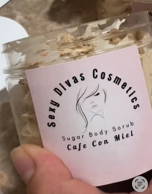 Cafe Con Miel SugarBody scrubs para exfloriar tu cuerpo y quitar todas las celulas muertas